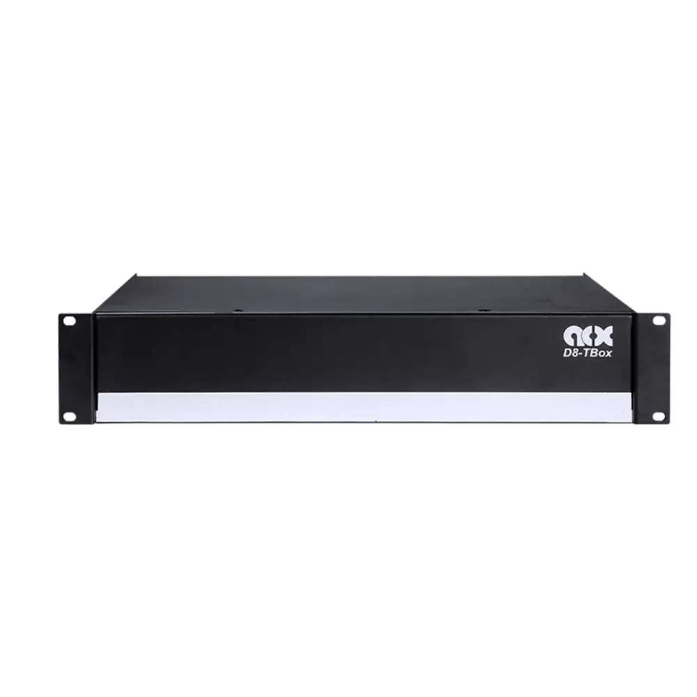 ACX D8-TBox 8 Kanal 8x70/100v Watt Power Amfi