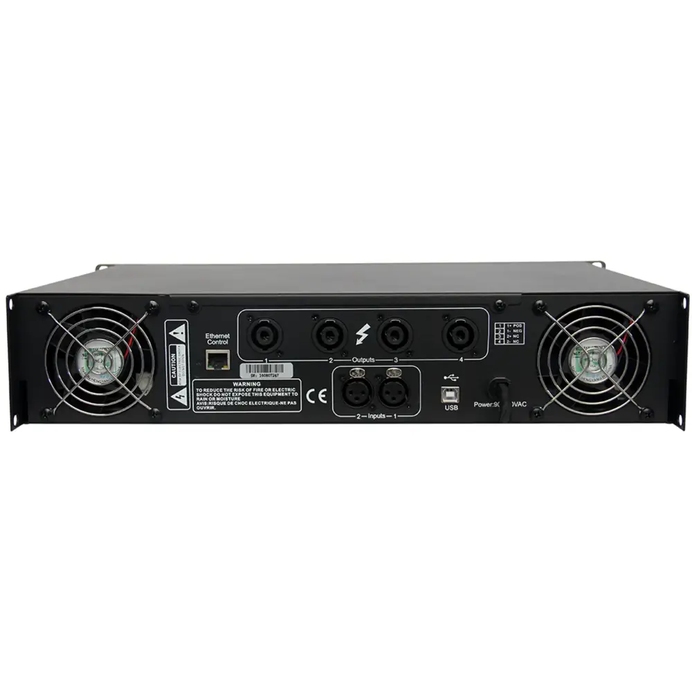 ACX X2000D4 4Kanal 4x500 Watt Power Amfi