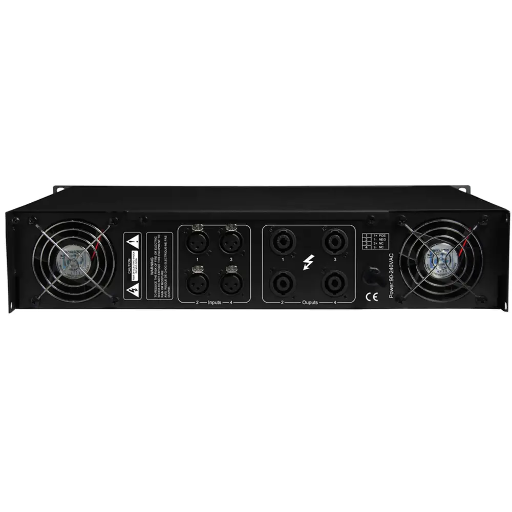 ACX X2000N 4Kanal 4x500 Watt Power Amfi