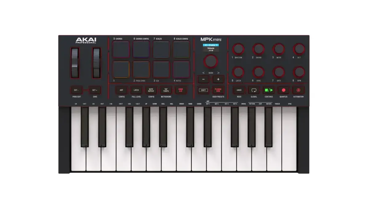 AKAI MPK mini MK3 25キー MIDIキーボード AKAI MPK Mini MK3 25 Tuş Midi Klavye | Müzik Üssü