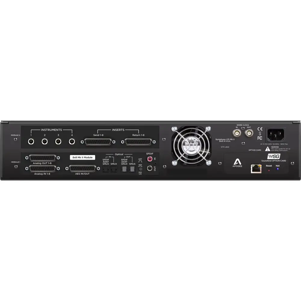 Apogee Symphony I/O MK II 8x8 + Mikrofon Preamplı Thunderbolt Ses Kartı