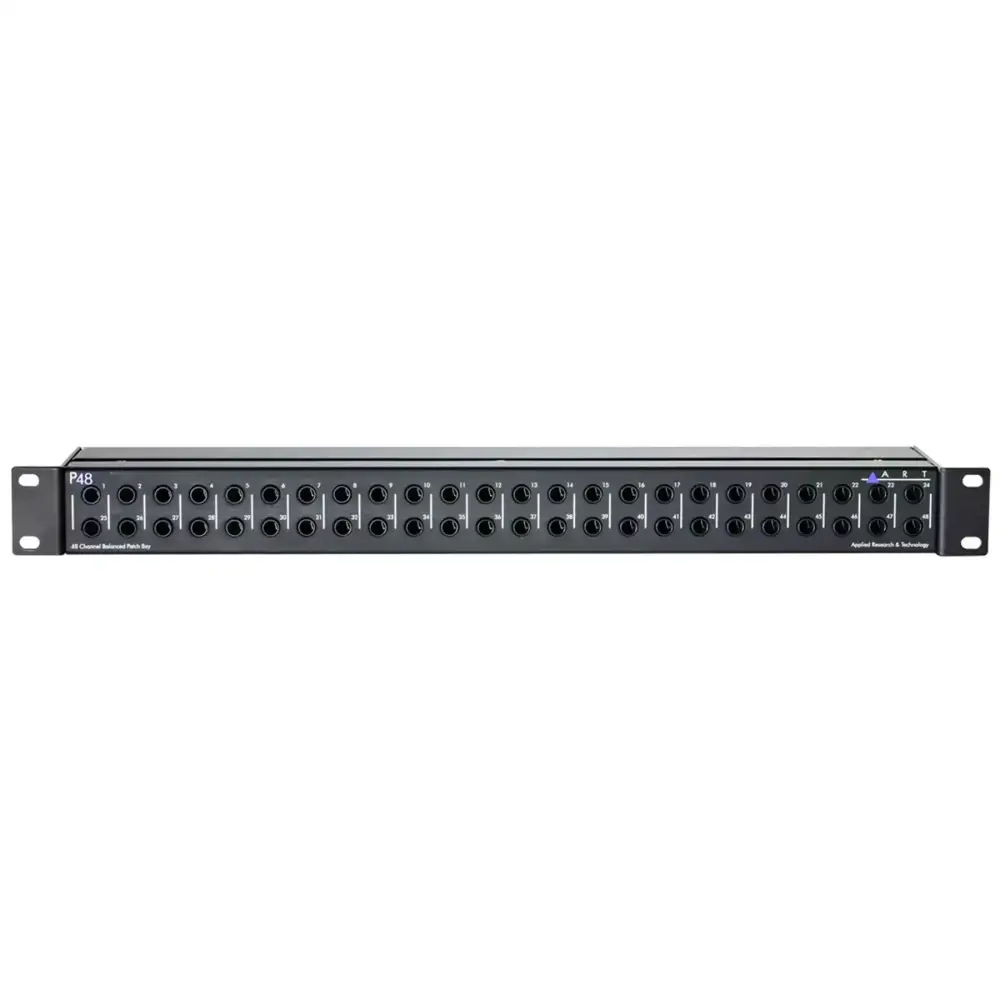 ART P48 - 48 Point 1/4'' TRS Balanslı Patchbay
