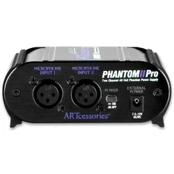 ART Phantom II Pro 2 Kanal Phantom Güç Kaynağı - Thumbnail