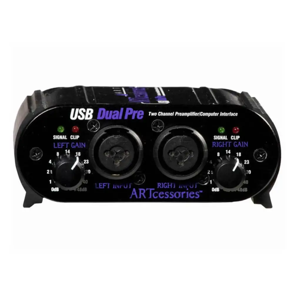 ART USB Dual Pre 2 Kanal Mikrofon Preamp