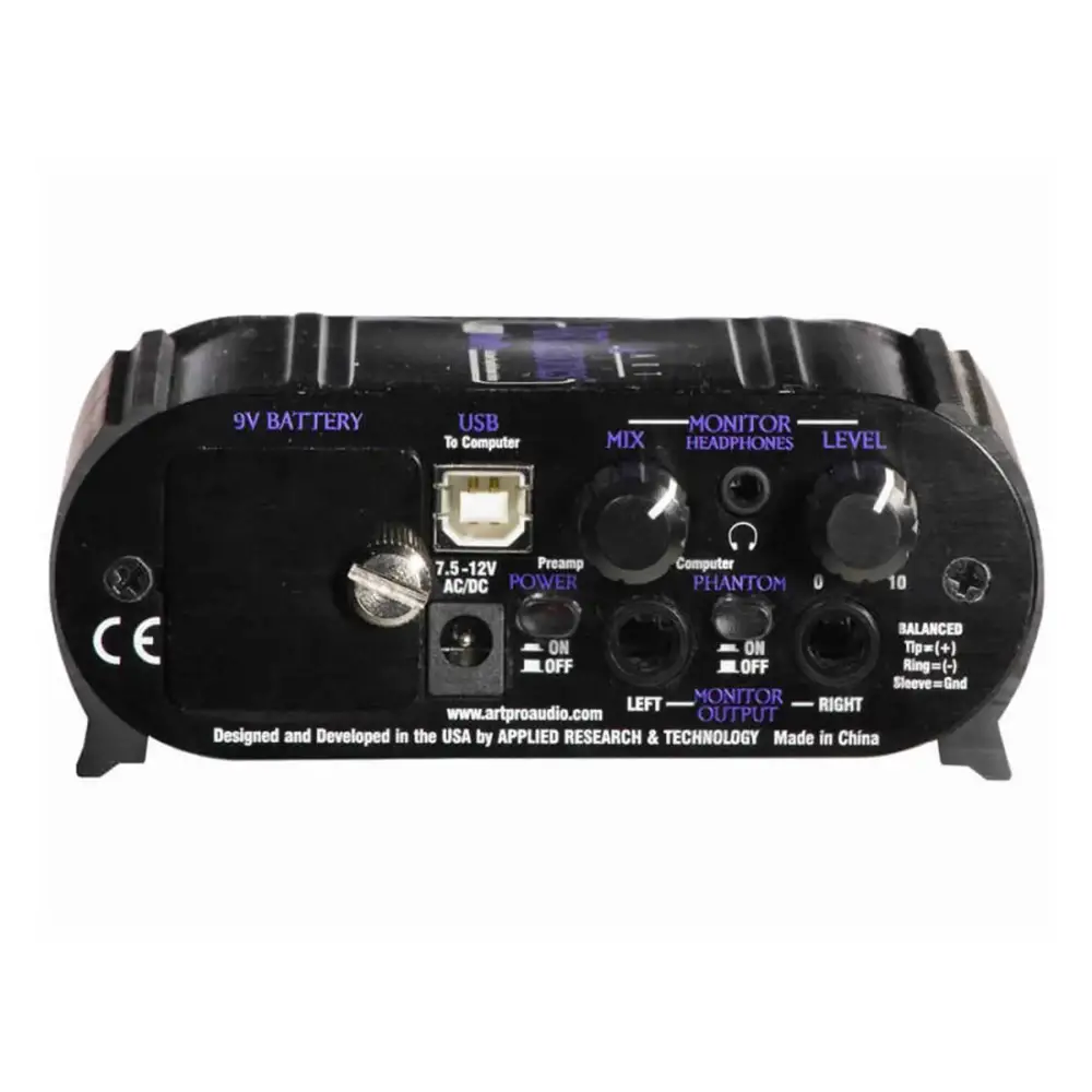 ART USB Dual Pre 2 Kanal Mikrofon Preamp