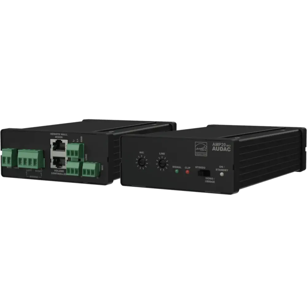 Audac AMP20MK2 Mini 2 Kanal Amfi