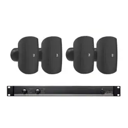  - Audac ATEO4M x4 + EPA152 4 Hoparlörlü Cafe Ses Sistemi