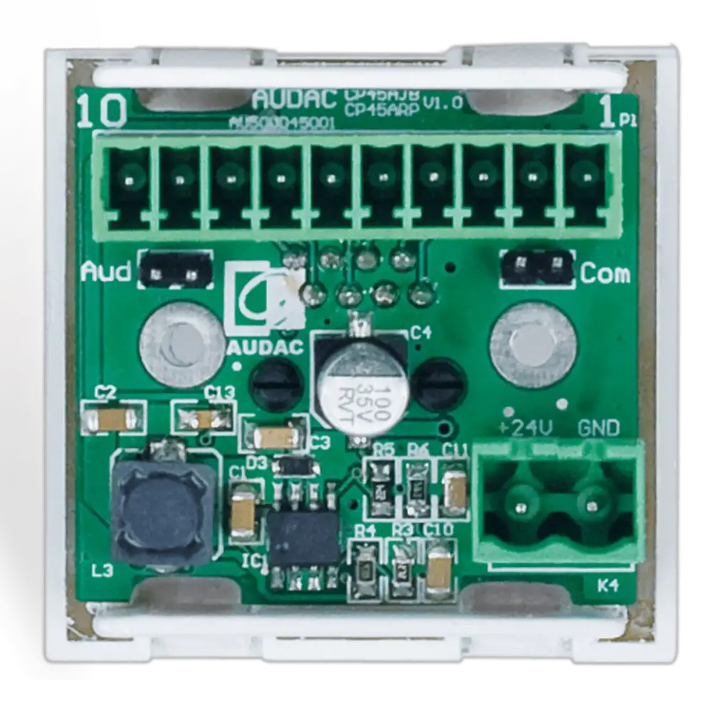 Audac CP43ARJ/B RJ45 Audac Sistem Paneli