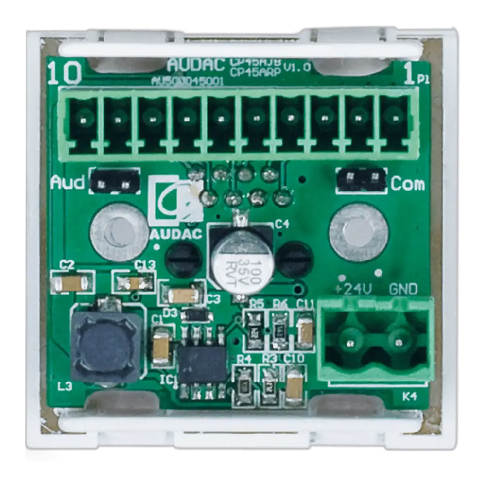 Audac CP43ARJ/W RJ45 Audac Sistem Paneli