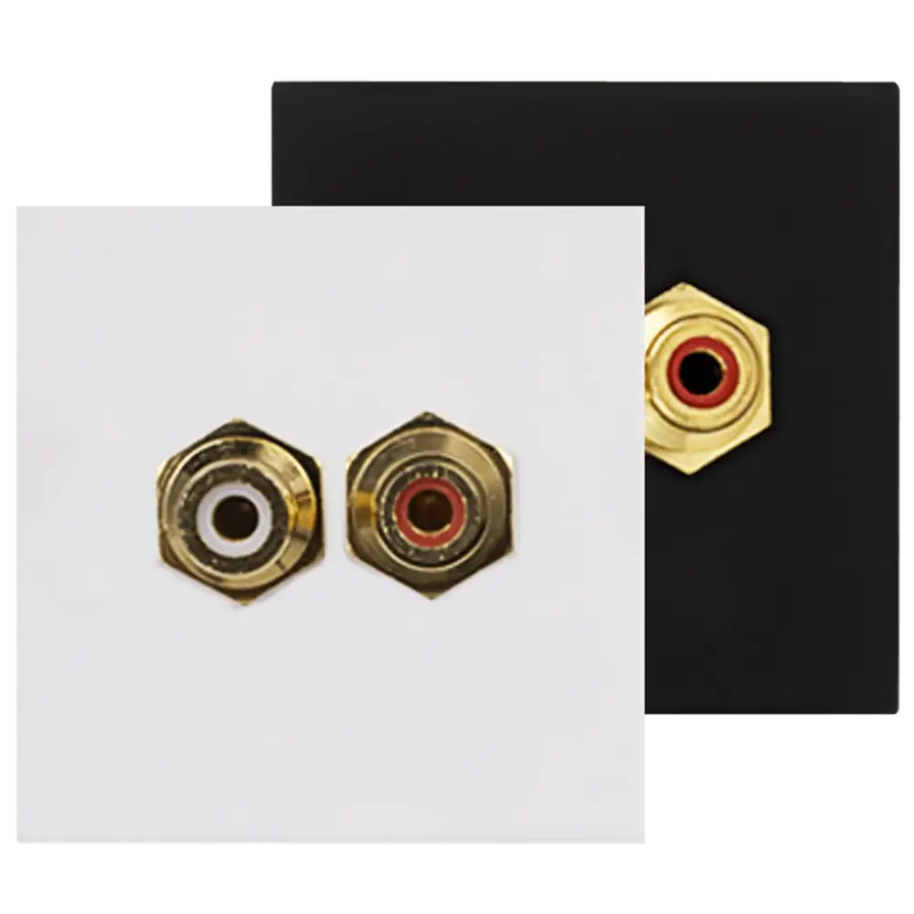 Audac CP43RCA/B 2xRCA Duvar Paneli