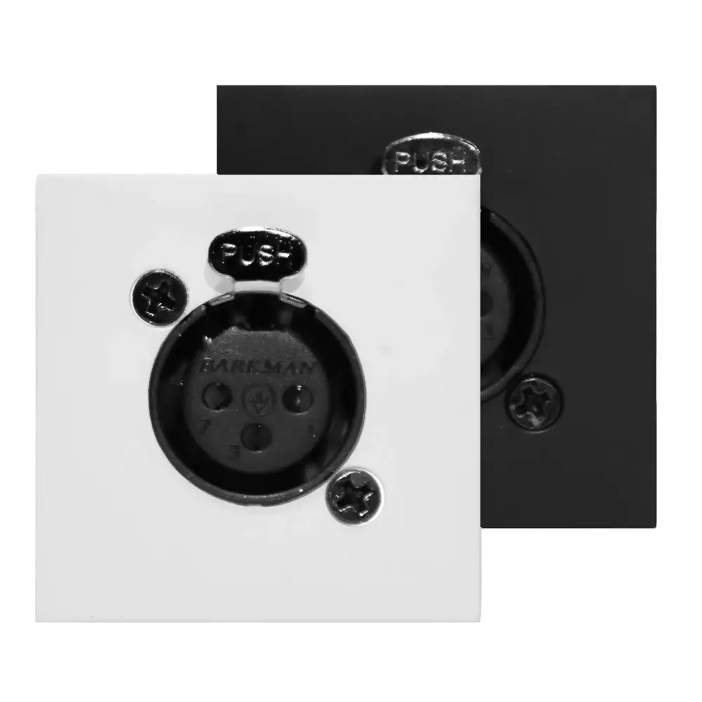 Audac CP45XLFS/B XLR Dişi Duvar Paneli