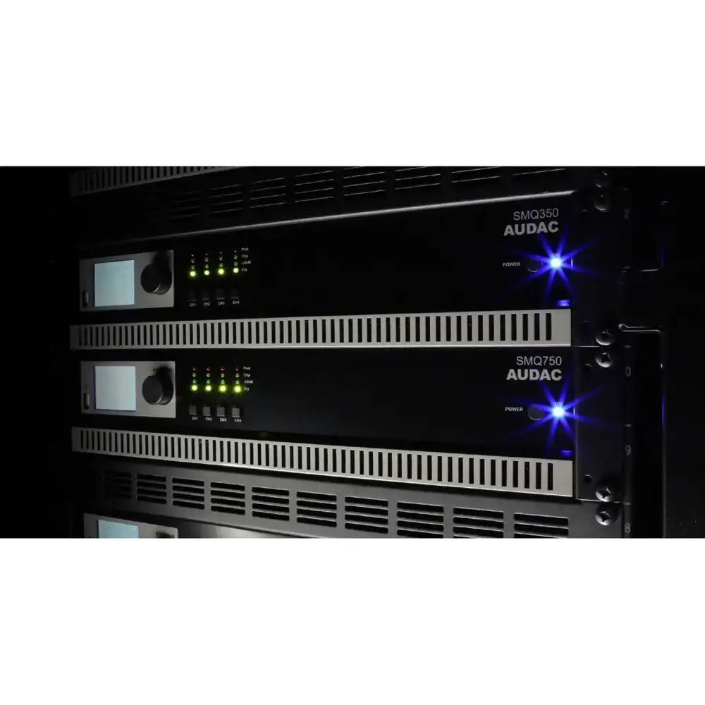 Audac SMQ350 Dijital DSP'li 4 Kanal Power Amfi