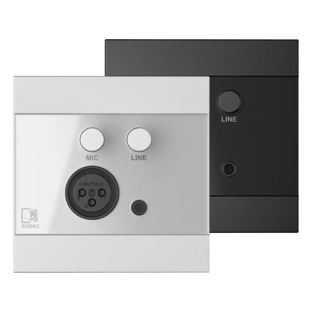 Audac WP210/B Dijital Mikrofon ve Line Giriş Paneli