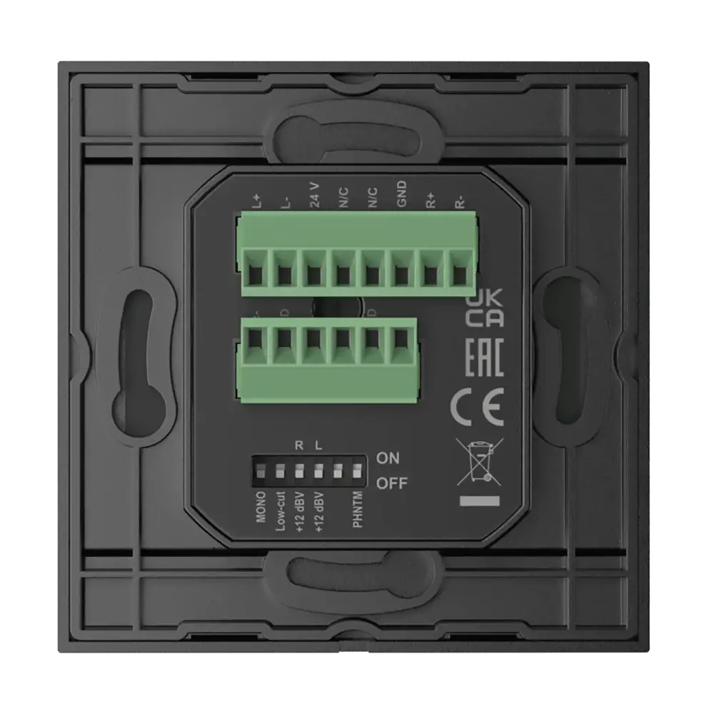 Audac WP210/B Dijital Mikrofon ve Line Giriş Paneli
