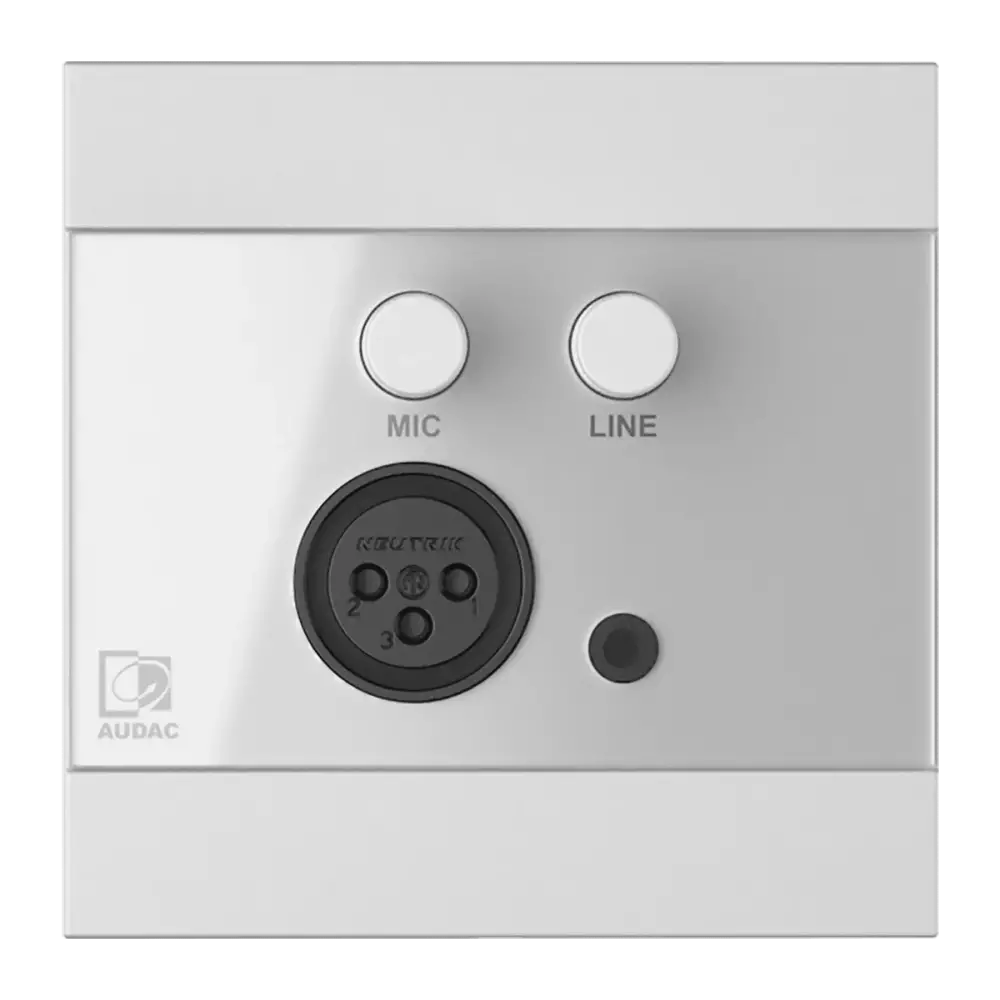 Audac WP210/W Dijital Mikrofon ve Line Giriş Paneli