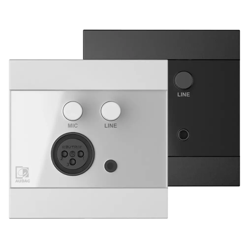 Audac WP210/W Dijital Mikrofon ve Line Giriş Paneli