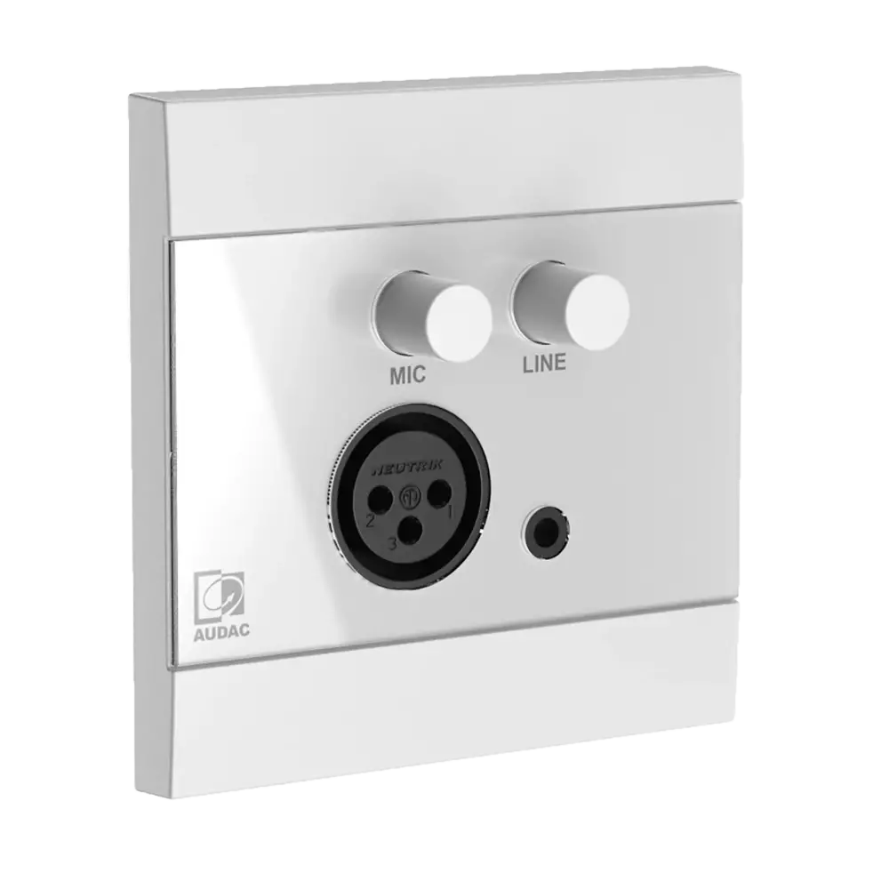 Audac WP210/W Dijital Mikrofon ve Line Giriş Paneli