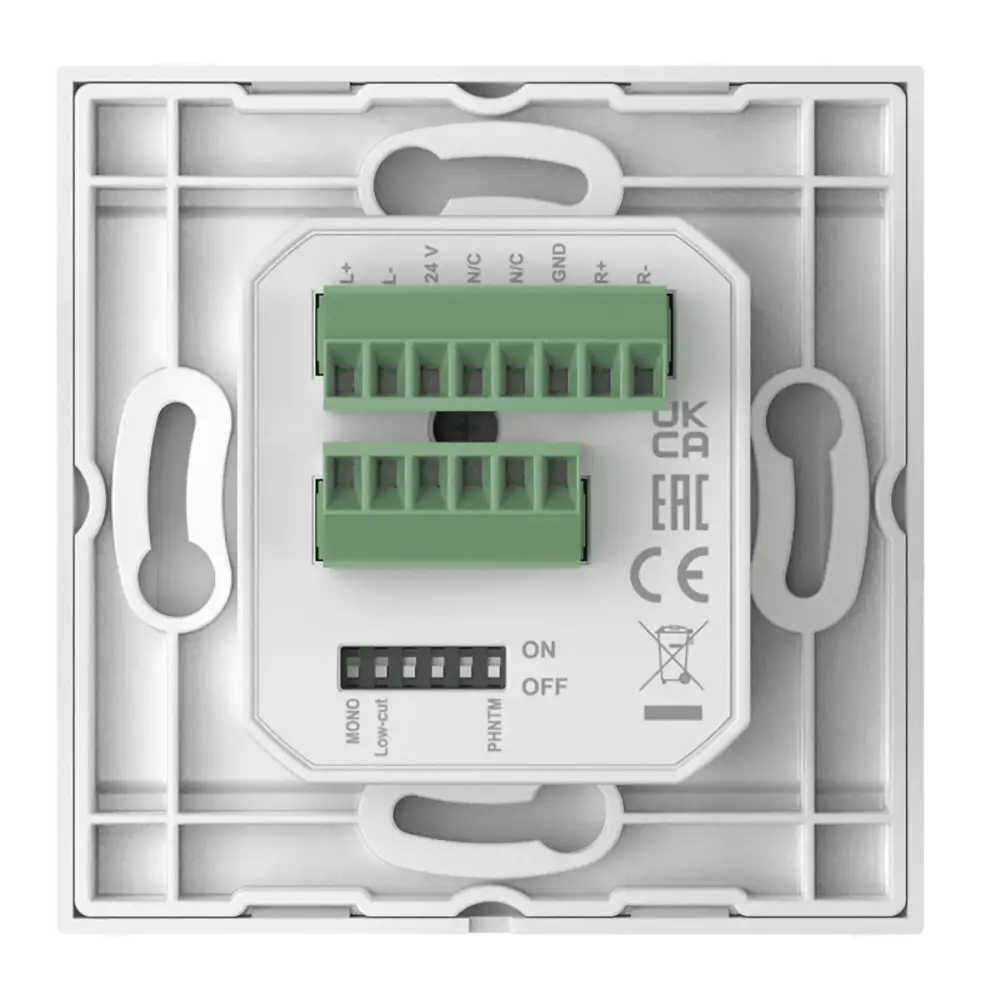 Audac WP210/W Dijital Mikrofon ve Line Giriş Paneli