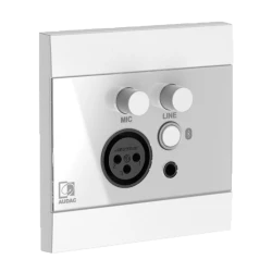 Audac WP225/W Duvar Mikrofon, Line ve Bluetooth Bağlantı Paneli - Thumbnail