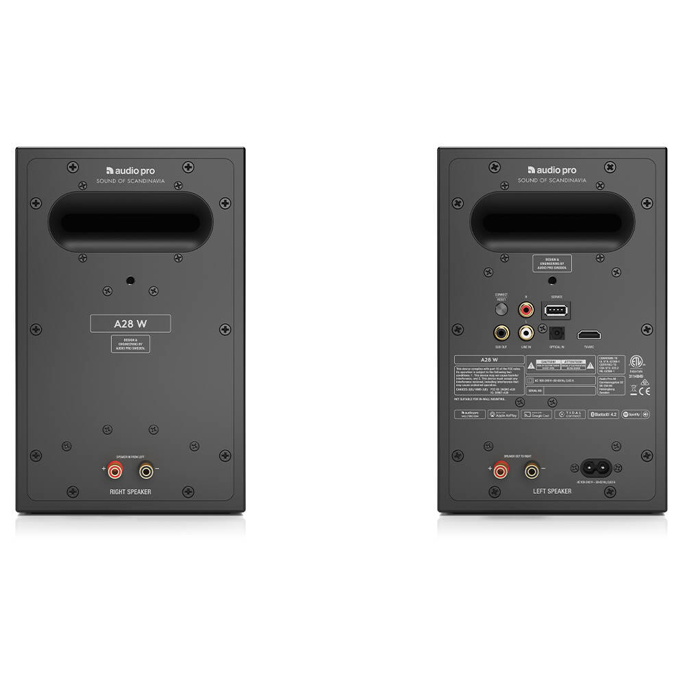 Audio Pro A28 Siyah Bookshelf Raf Tipi Multiroom Hoparlör