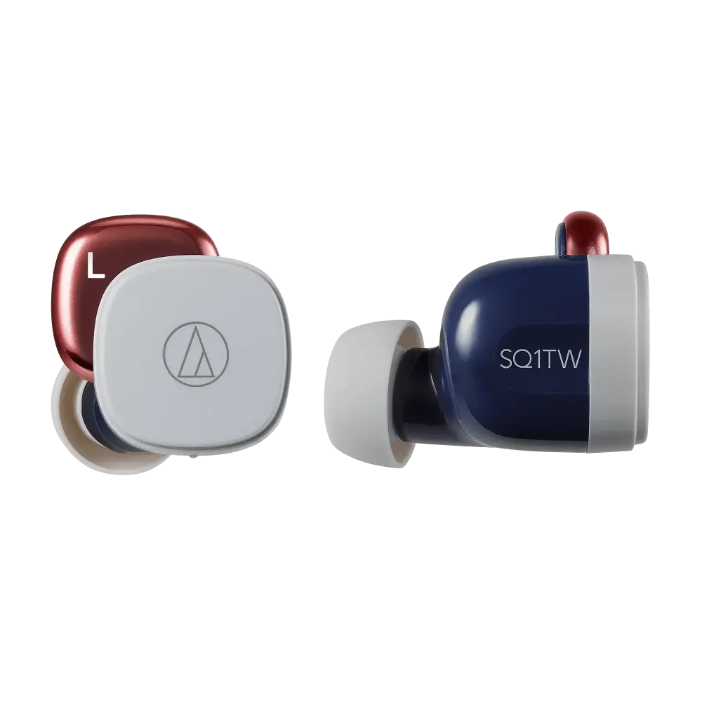 Audio Technica ATH-SQ1TWNRD Kulak içi Kulaklık NAVY-Red