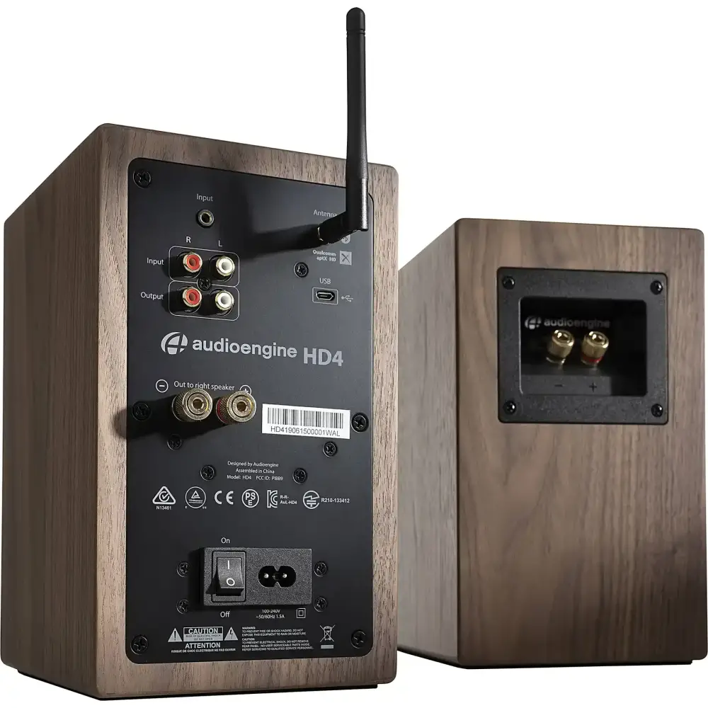 Audioengine HD4 apt-X HD Destekli Bluetooth Hoparlör (Siyah)