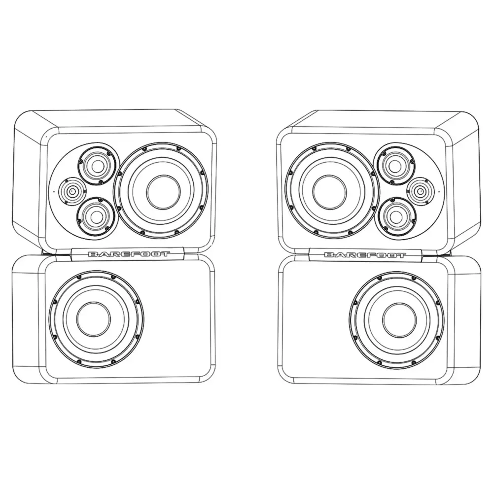 Barefoot MicroSub45 Stüdyo Referans Subwoofer