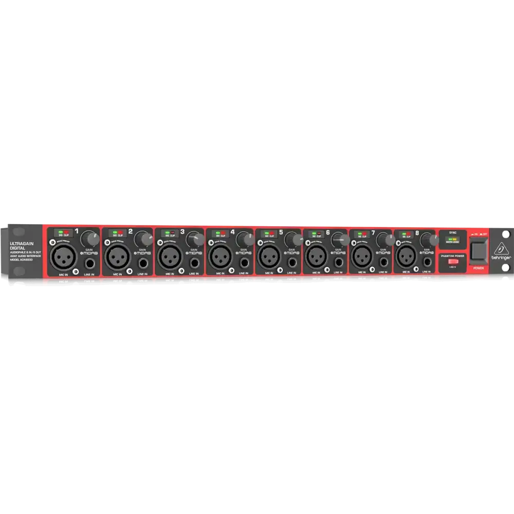 Behringer ADA8200 8x8 Mikrofon Preamfi