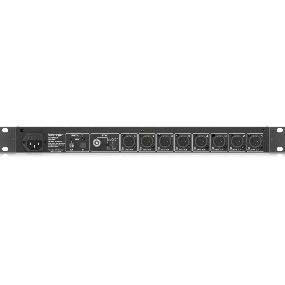 Behringer ADA8200 8x8 Mikrofon Preamfi
