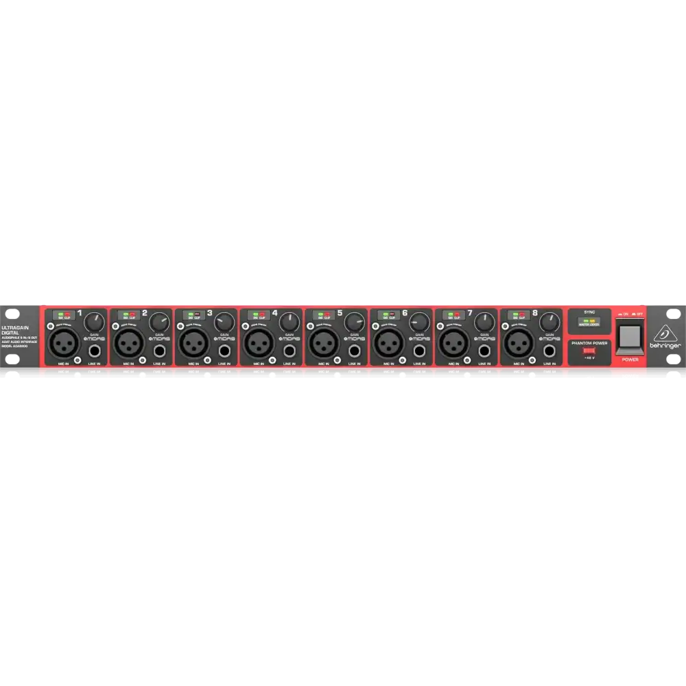 Behringer ADA8200 8x8 Mikrofon Preamfi