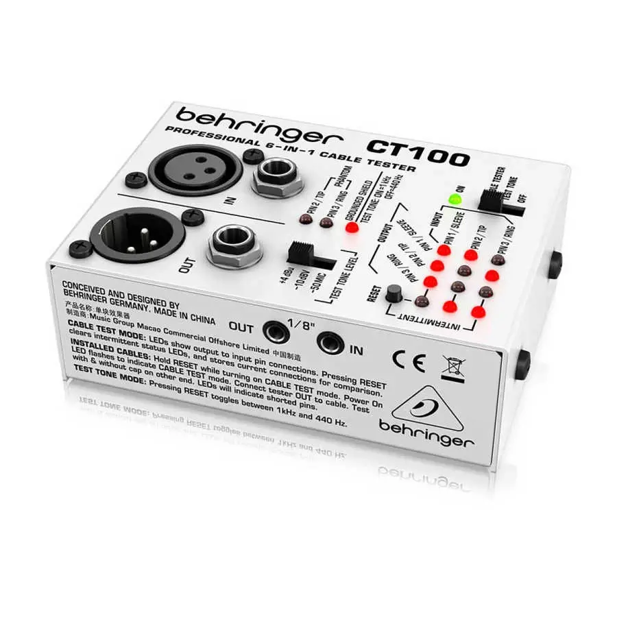 Behringer CT100 Kablo Test Cihazı