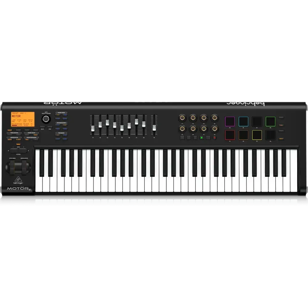 Behringer MOTÖR 61 Usb'li Midi Klavye