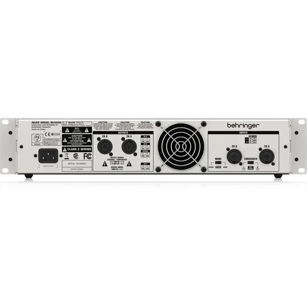Behringer NU3000 Power Amfi