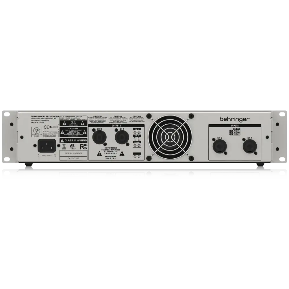 Behringer NU3000DSP Power Amfi