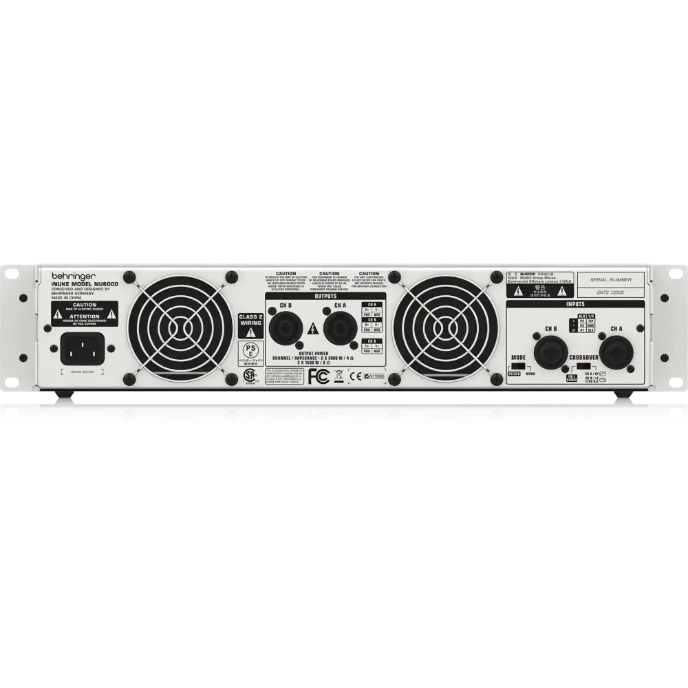 Behringer NU6000 Power Amfi