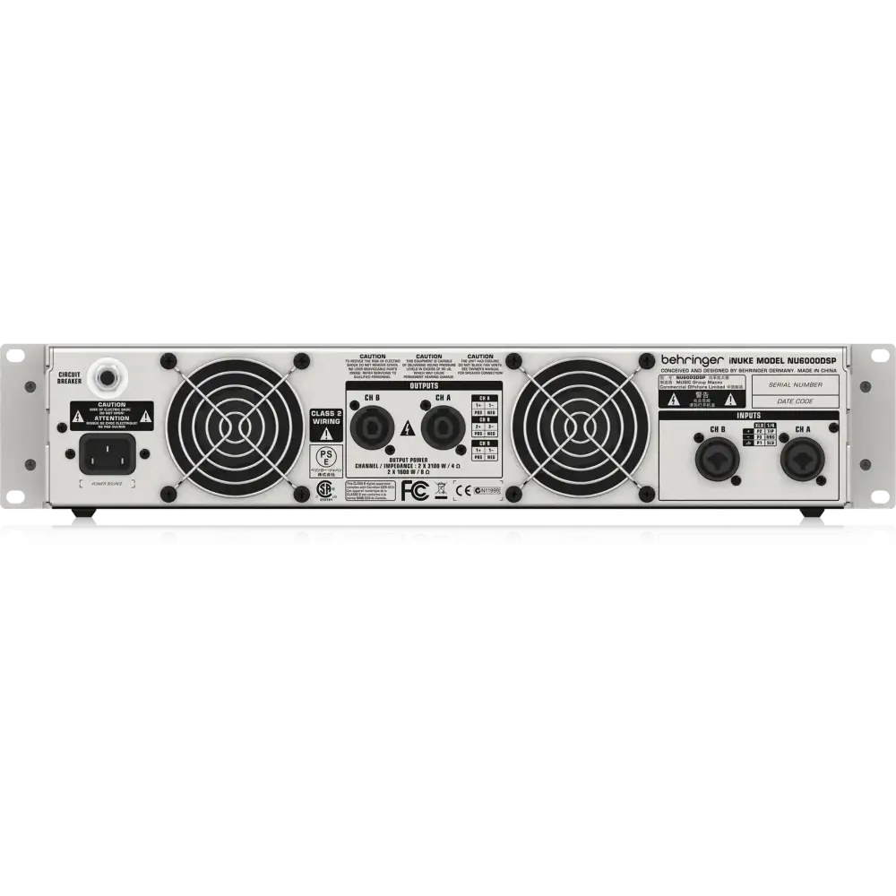 Behringer NU6000DSP Power Amfi