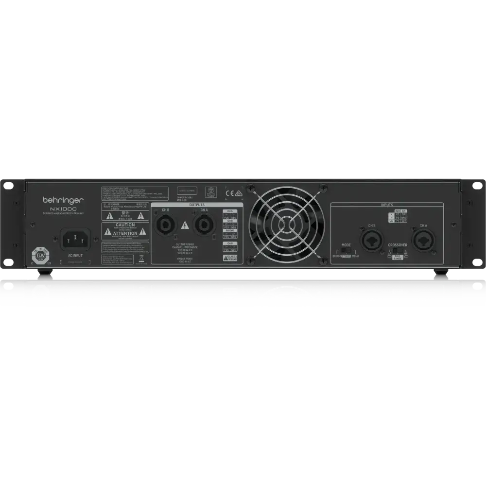 Behringer NX1000 1000 Watt Power Amfi