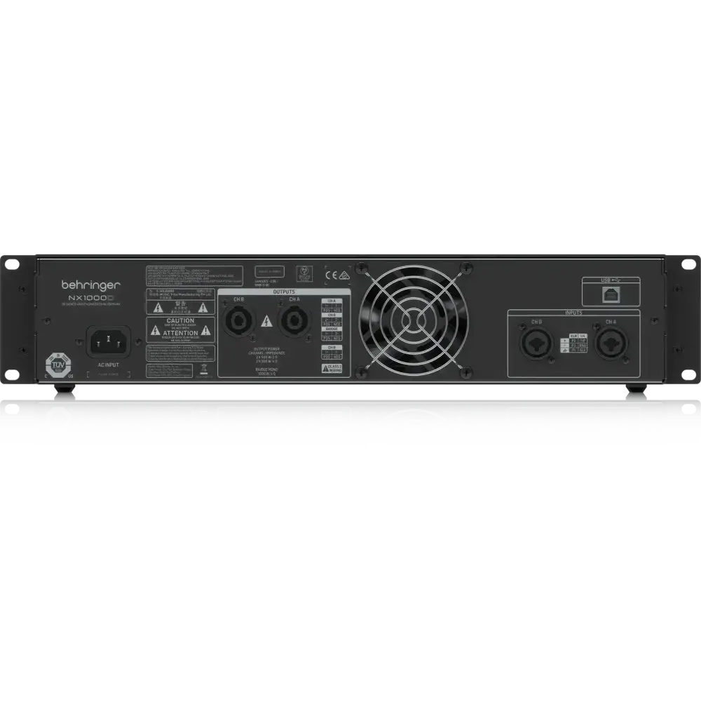 Behringer NX1000D 1000 Watt DSP Power Amfi