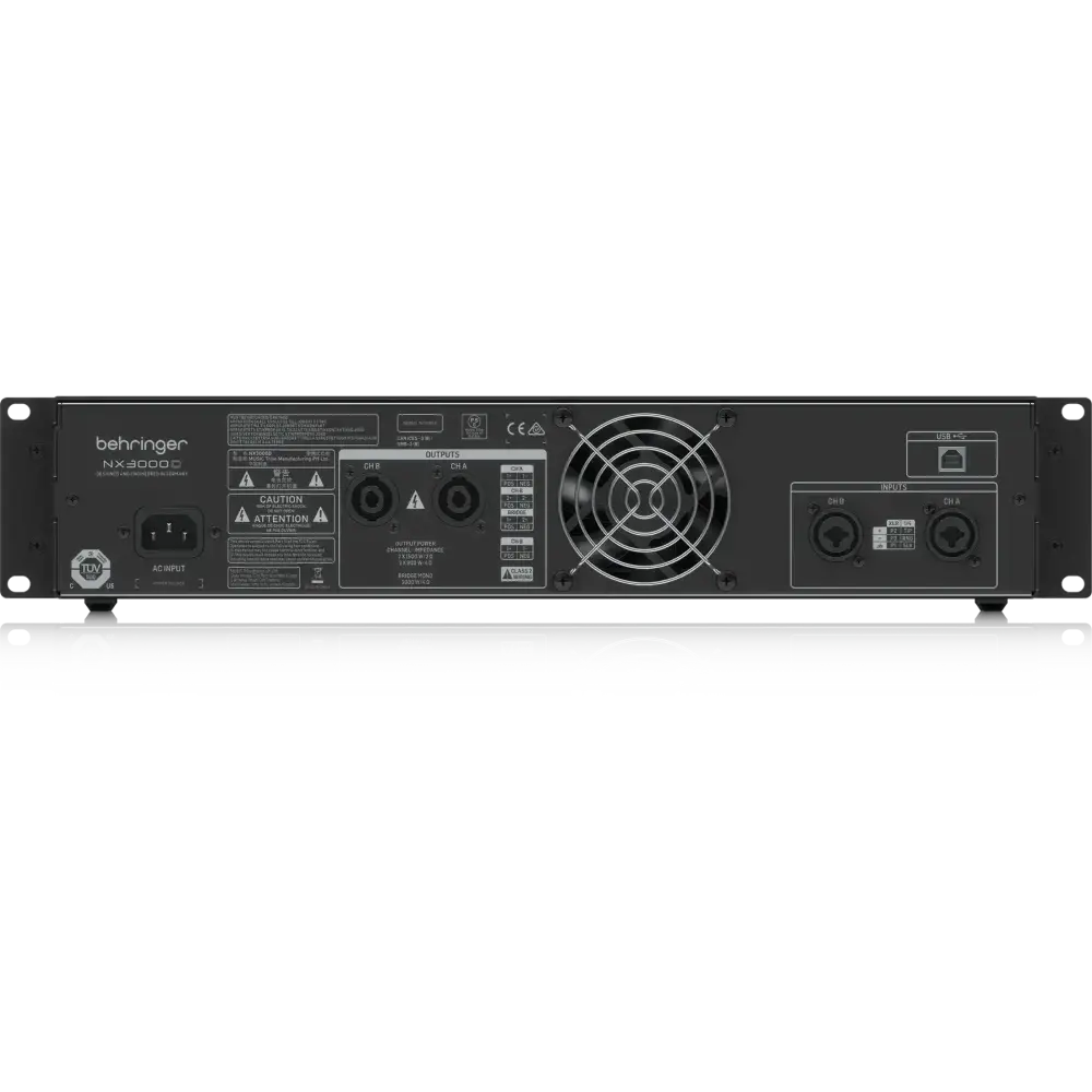 Behringer NX3000D 3000 Watt DSP Power Amfi