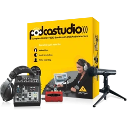 Behringer PODCASTUDIO USB Stüdyo ve Yayın Paketi - Thumbnail