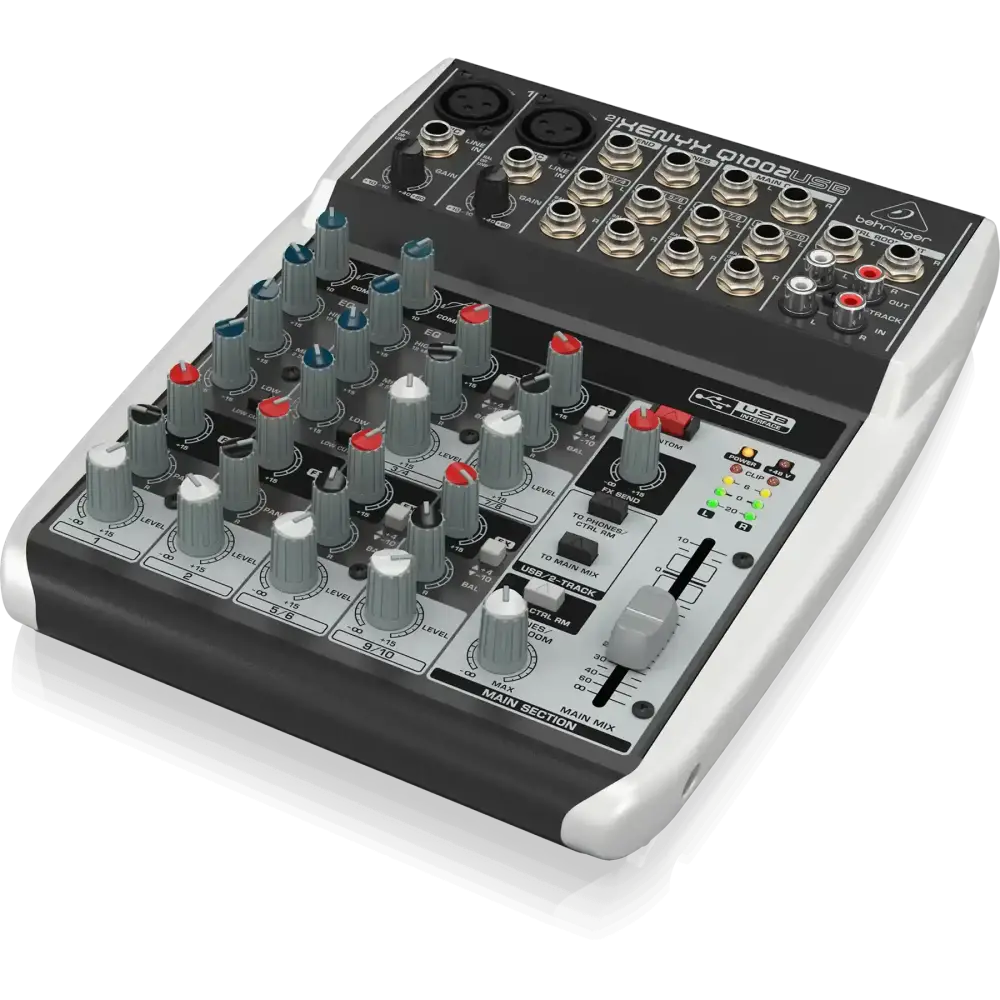 Behringer Q1002USB 10 Kanal Usb Mikser