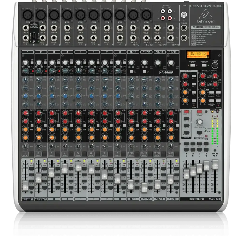 Behringer QX2442USB 24 Kanal Efektli Mikser