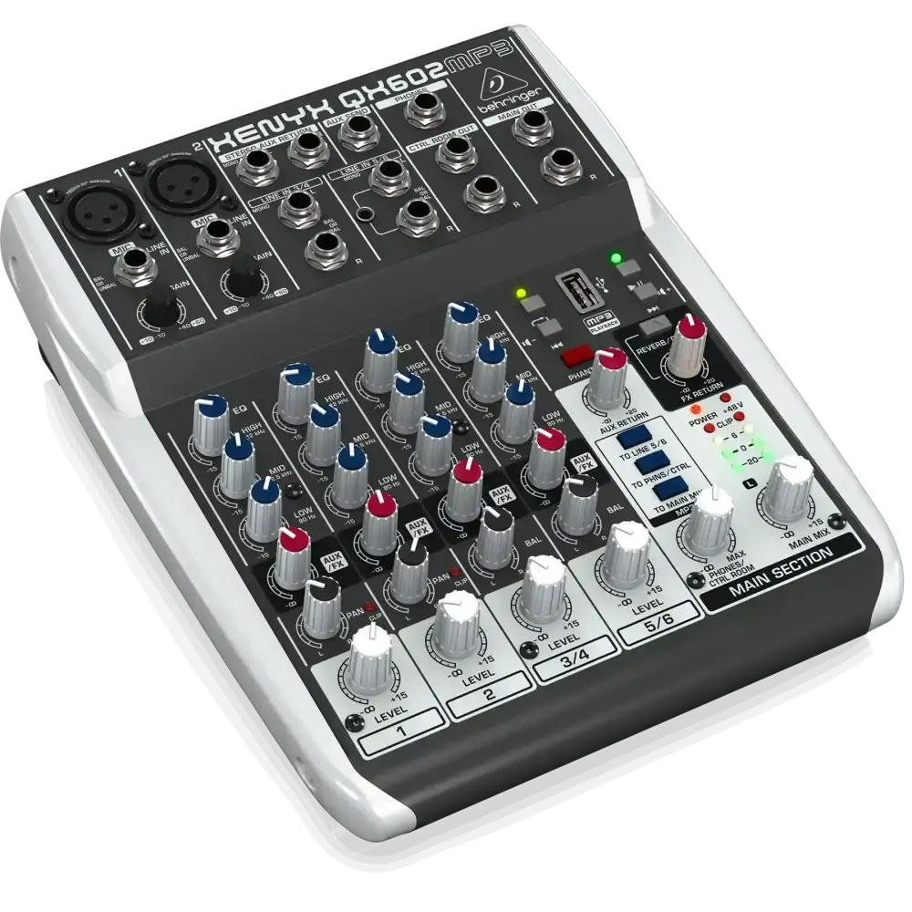 Behringer QX602MP3 6 Kanal Mp3'lü Mikser