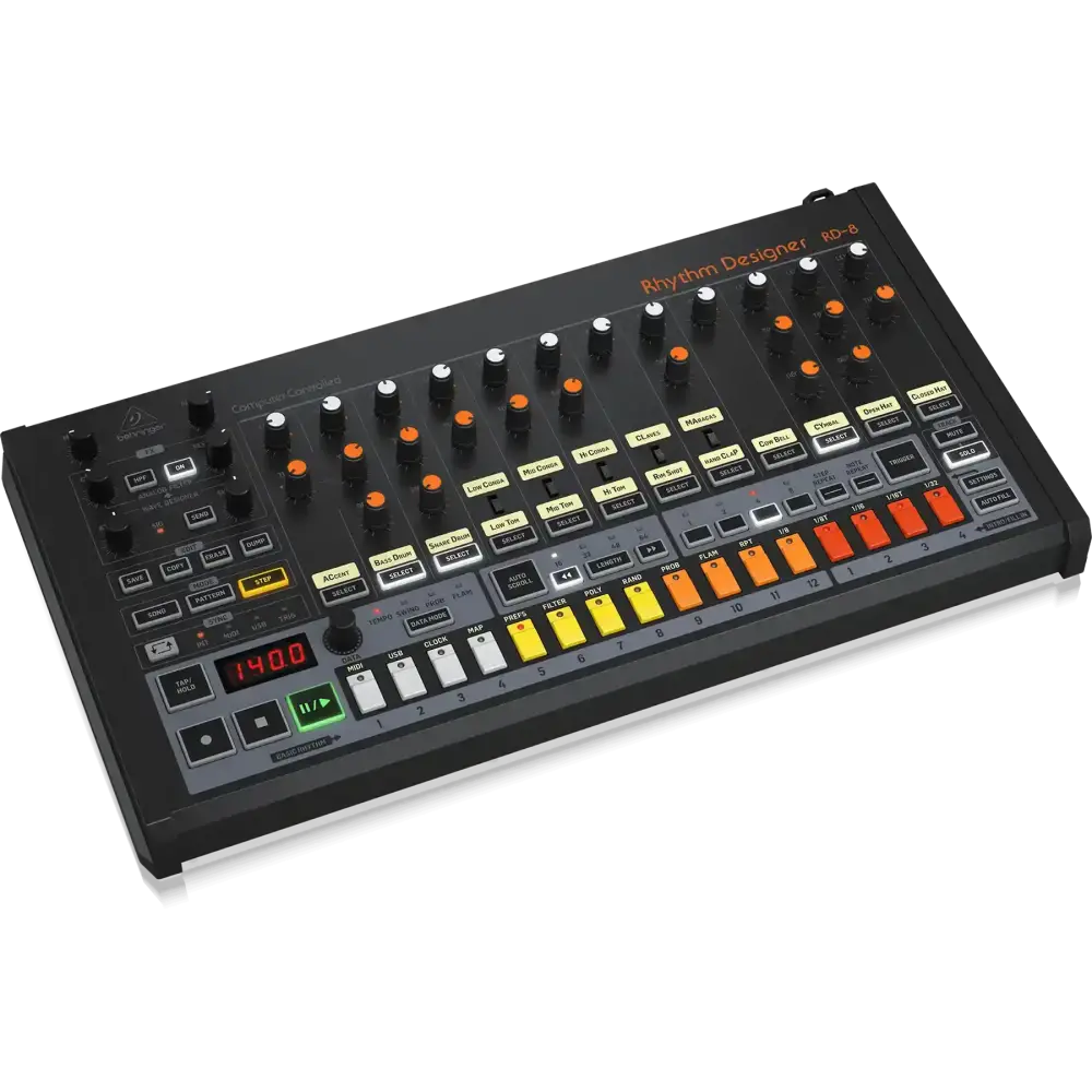 Behringer Rhythm Designer RD-8 Analog Drum Machine