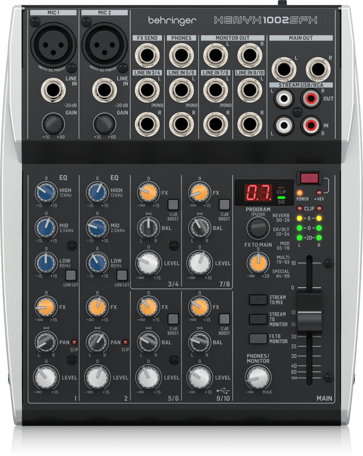 Behringer XENYX 1002SFX Efektli Kompakt Mikser