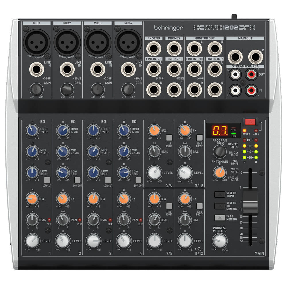Behringer Xenyx 1202SFX Efektli Ses Mikseri
