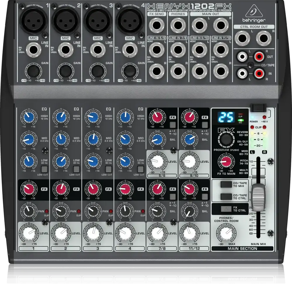 Behringer Xenyx 1202FX 12 Kanallı Efektli Ses Mikseri