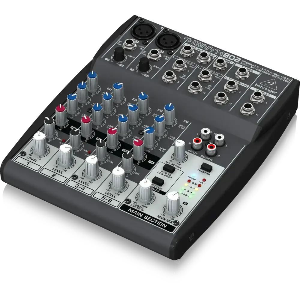 Behringer Xenyx 802 8 Kanallı Home Stüdyo Mikseri