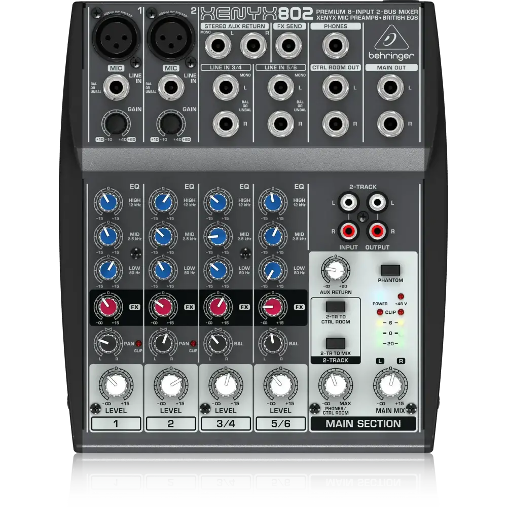 Behringer Xenyx 802 8 Kanallı Home Stüdyo Mikseri