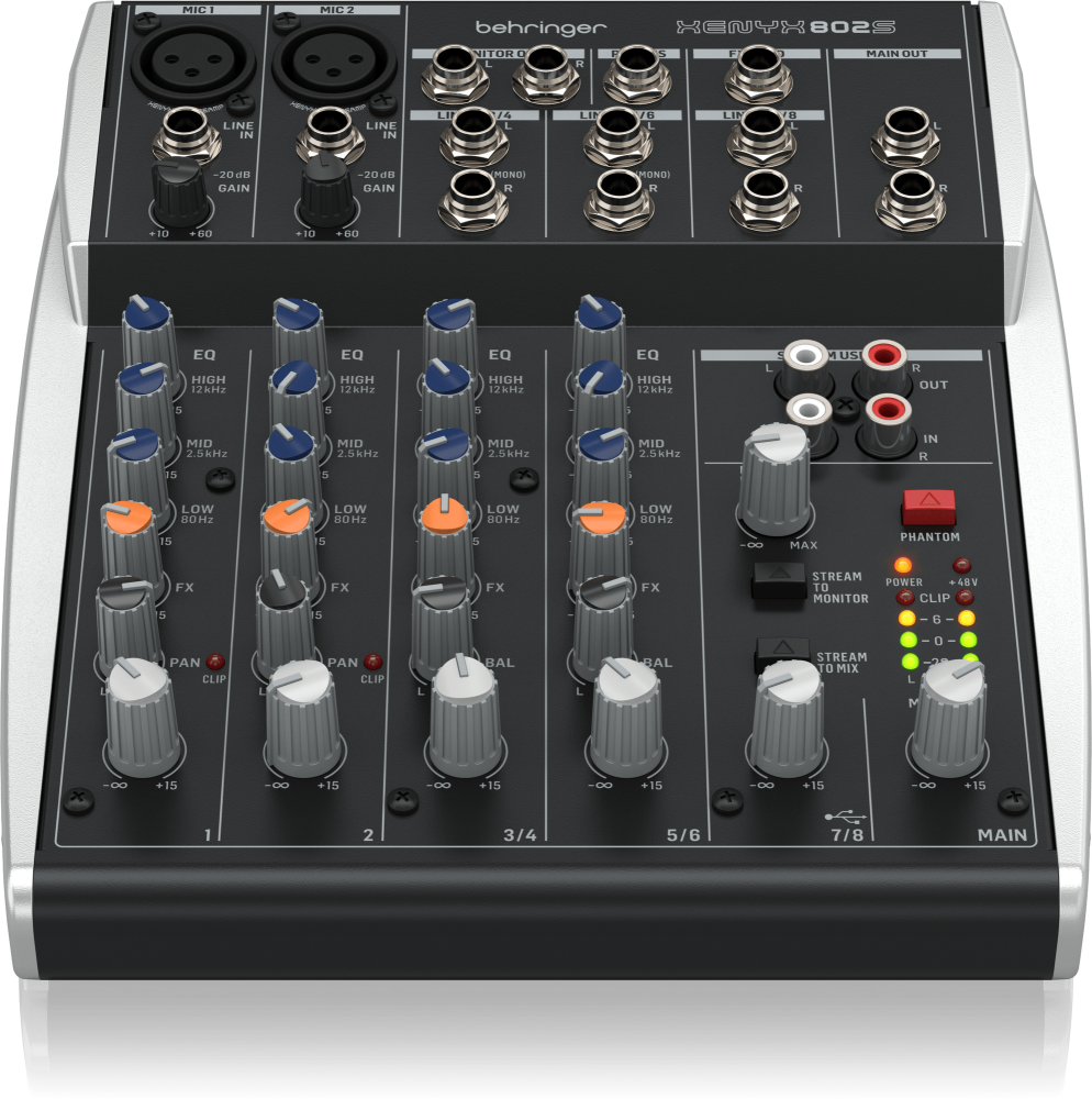 Behringer XENYX 802S Kompakt Analog Mikser